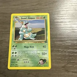 Giovanni's Nidoqueen 23/132 Pokemon Card TCG 2000 Gym Challenge Non Holo - Image 1