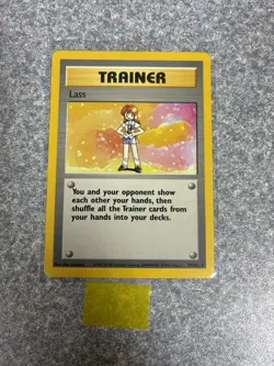 Pokemon Trainer Lass Base Set 75/102 Rare Card - Image 1