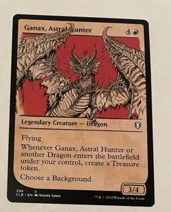 Ganax Astral Hunter Borderless MTG Card! - Image 1