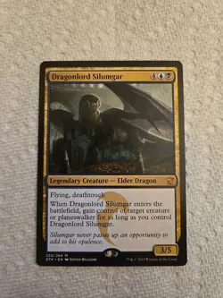 Dragonlord Silumgar Dragons of Tarkir Regular Card LP Magic the Gathering - Image 1
