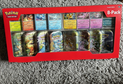 Pokemon TCG Prismatic Evolutions Costco 8 Mini-Tin Bundle w/ Promo Cards SEALED - Image 1