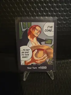 Shanks DON Your Turn Paramount War English One Piece Card OP02 (NM) - Image 1