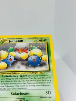 Jumpluff Holo Neo Genesis 9/64 2000 Pokemon Card LP/NM WOTC Vintage Swirl - Image 2