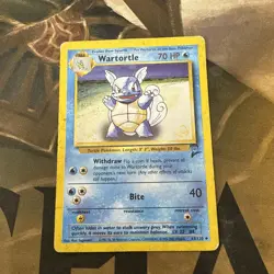 Pokemon Card 1998 - Wartortle 63/130 WoTC Promo Wizard Stamped HP - Image 1