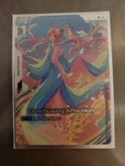 GUNDAM TCG CARD GAME OVERFLOWING AFFECTION GD01-118 U+ HOLO FOIL ENGLISH NEWTYPE - Image 1