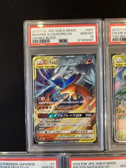 PSA 10 Pokemon Card Game Japanese Tag Team GX RR 5 Card Set Bulk Holo - Image 2