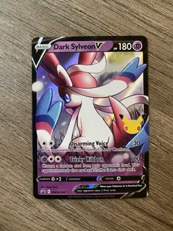 Dark Sylveon V SWSH134 SWSH: Sword & Shield Promo Cards Holo - Image 1