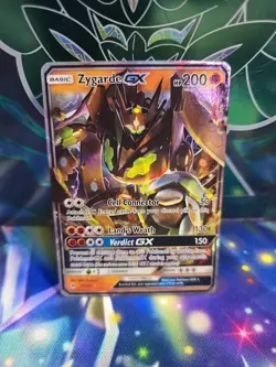 Pokemon Card Zygarde GX 73/131 Forbidden Light Near Mint - Image 1