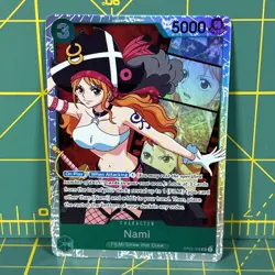 One Piece Card Game Nami OP02-036 SR NM Paramount War Super Rare CCG English EN - Image 1