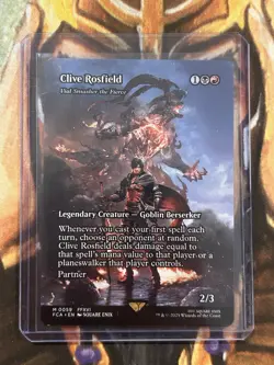 Clive Rosfield Vial Smasher the Fierce (Showcase) Final Fantasy Regular - NM 🔥 - Image 3