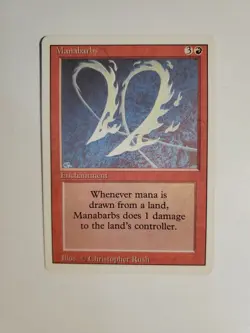 MtG Manabarbs MP x1 - Revised Edition - Image 1