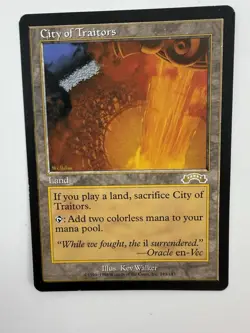 City of Traitors Exodus Regular - Lightly Played - Image 1