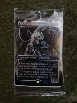 Agent Anti-Venom, Horrifying Healer Marvel Legends foil promo Magic MTG - Image 1