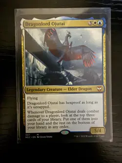 Dragonlord Ojutai NM Eng MTG - New Capenna Commander - Image 1
