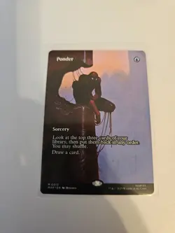 Ponder Borderless MTG Marvel Eternal-Legal Nm/M - Image 1