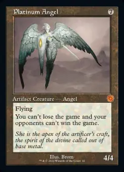 Platinum Angel - Retro Frame BRR NM MTG - Image 1