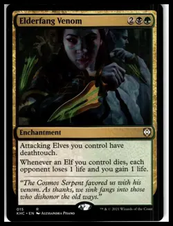 Commander: Kaldheim #15 Elderfang Venom - Image 1