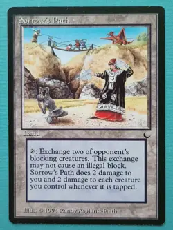 Magic the Gathering MTG The Dark SORROW'S PATH R LP/EX 1994 Nice! - Image 1