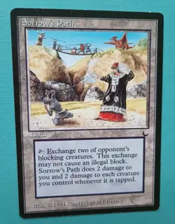 Magic the Gathering MTG The Dark SORROW'S PATH R LP/EX 1994 Nice! - Image 2