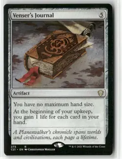 magic the gathering Venser's Journal Commander 2021 #273 - Image 1