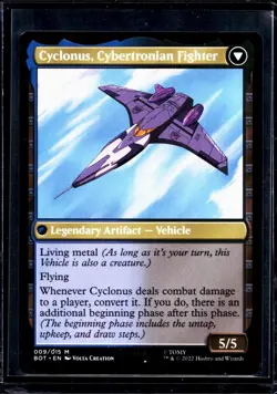 2022 MTG Magic The Gathering BOT Transformers #9 Cyclonus the Saboteur - Image 2