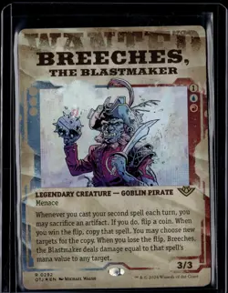 Breeches, The Blastmaker - 292 - Foil - OTJ - NM - MTG Magic the Gathering - Image 1