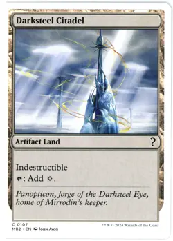 Darksteel Citadel (White Border) - Mystery Booster 2 (MB2) MTG - NM/M - Image 1