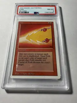 FORK 1994 Revised Edition MTG PSA 8 NM-MT RARE Reserved List - Image 1
