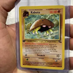 1st Edition KABUTO 50/62 Fossil Set - Pokemon WOTC Vintage Card - NM/MT Vtg TCG - Image 2