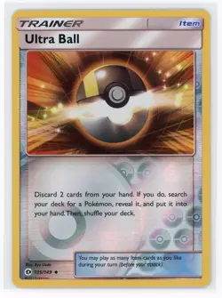 Pokemon TCG - Ultra Ball 135/149 - Sun & Moon Base - Reverse Holo - Image 1
