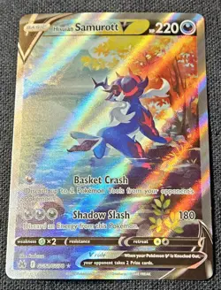 Pokemon Hisuian Samurott V GG51/GG70 Crown Zenith Galarian Gallery Holo Rare NM - Image 1
