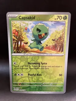 Capsakid 28/198 Reverse Holo Scarlet & Violet NM Pokemon TCG - Image 1