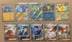 Pokemon TCG Prismatic Evolutions Poke/master Ball,Full arts,ex,SIR lot of 59 - Image 5