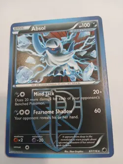 Pokemon Absol (Team Plasma) 67/116 Plasma Freeze Holo NM Pokemon Card - Image 1