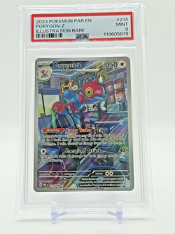 2023 Pokemon PORYGON-Z #214/182 Paradox Rift ILLUSTRATION RARE PSA 9 💥 - Image 1