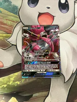 Pokemon TCG 2019 Hoopa GX 96/181 Ultra Holo Rare Team Up NM - Image 1