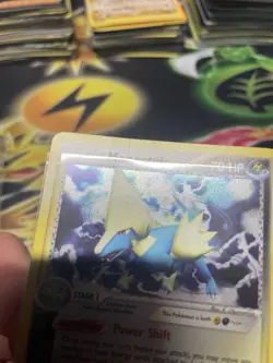Pokemon Team Aqua's Manectric 4/95 EX Team Magma vs Aqua Holo Rare LP - Image 3