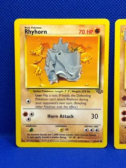 Pokemon Tcg Rhyhorn 61/64 Rhydon 45/64 Jungle Non Holo - Image 2