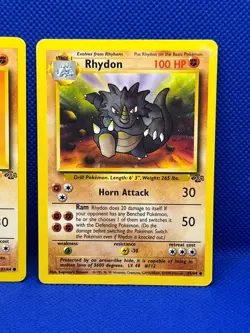 Pokemon Tcg Rhyhorn 61/64 Rhydon 45/64 Jungle Non Holo - Image 3