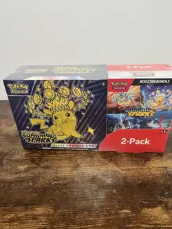 ✅ Pokemon Surging Sparks ETB & Booster Bundle Costco 2-pack. Factory Sealed - Image 1