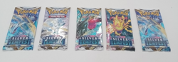 Lot of 5 New Sealed Pokemon TCG Silver Tempest Booster Pack - Image 1