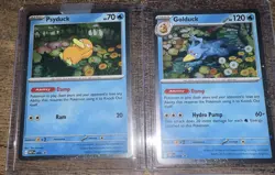 Pokemon TCG - Mega Evolutions Black Star Promo Psyduck 007 + Golduck 008 - NM - Image 1
