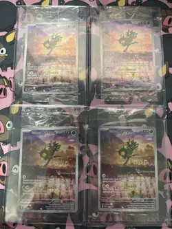 SEALED Pokemon Center Exclusive SVP 123 Teal Mask Ogerpon ETB Promo 4 Copies - Image 1