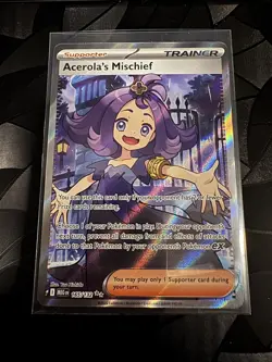 Acerola's Mischief 165/132 Ultra Rare Pokemon Mega Evolution - Image 1