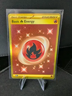 Pokemon TCG Basic Fire Energy 230/197 Sv03: Obsidian Flames Holo - Image 1