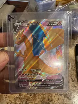 Pokemon Champions Path Charizard V Promo SWSH050 NM - Image 1
