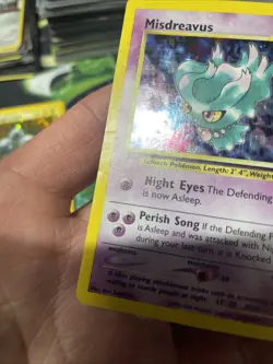 Pokemon Misdreavus 11/64 WotC Neo Revelation Holo Rare MP - Image 3