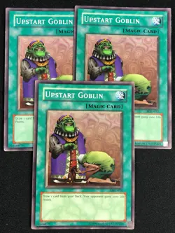 YUGIOH UPSTART GOBLIN MRL-033 COMMON X3 (LP) - Image 1
