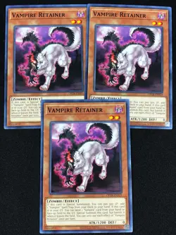 YUGIOH VAMPIRE RETAINER OP18-EN019 COMMON X3(NM) - Image 1