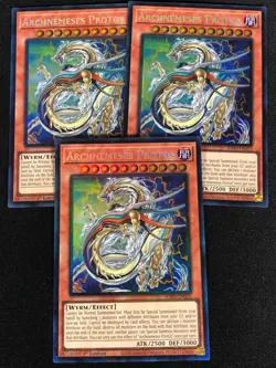 Yugioh Archnemeses Protos RA03-EN023 1ST COLLECTORS X3 (NM) - Image 1
